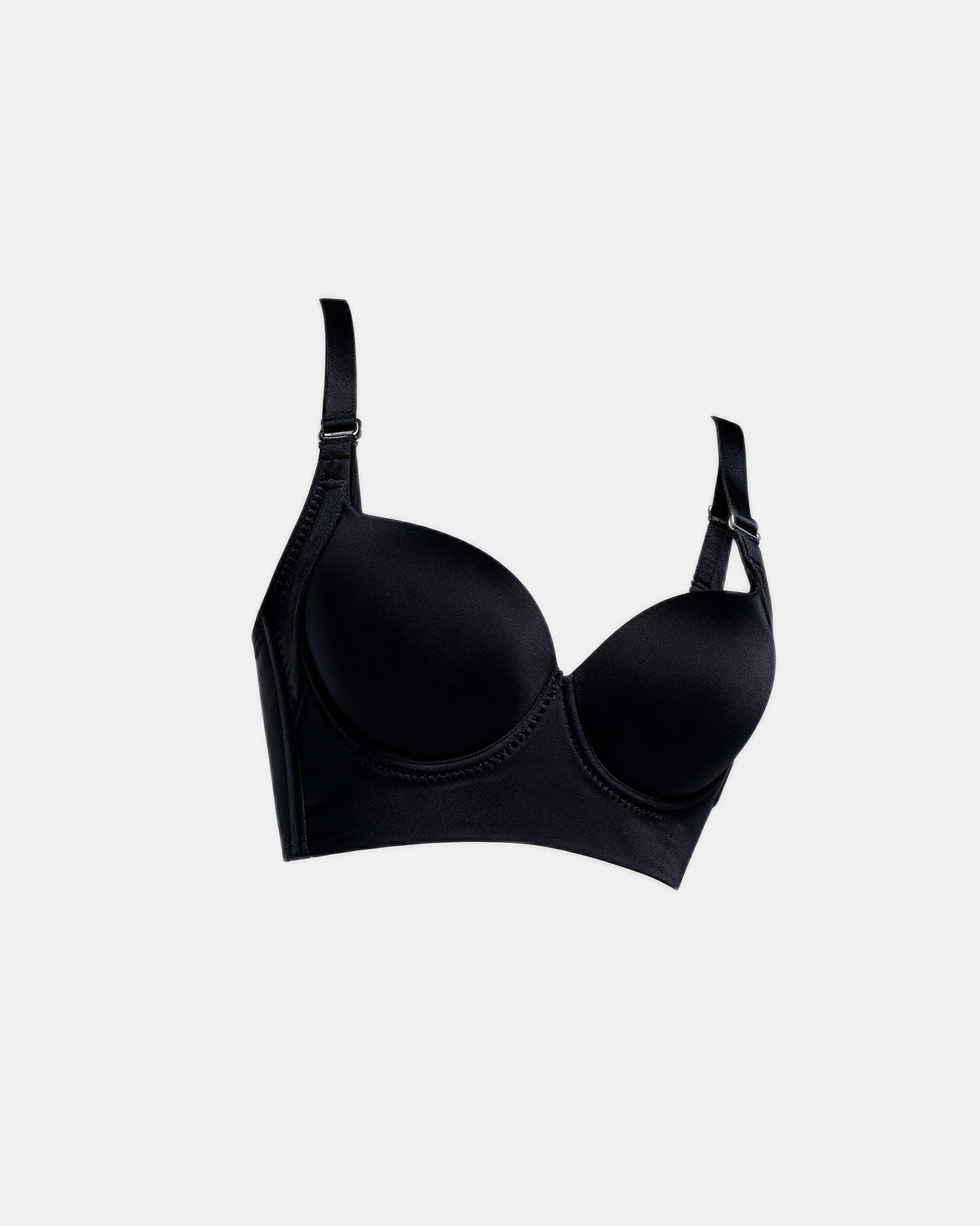 wide band shaping bra Black — Wear Rose