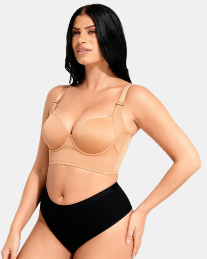 wide band shaping bra Nude — Wear Rose