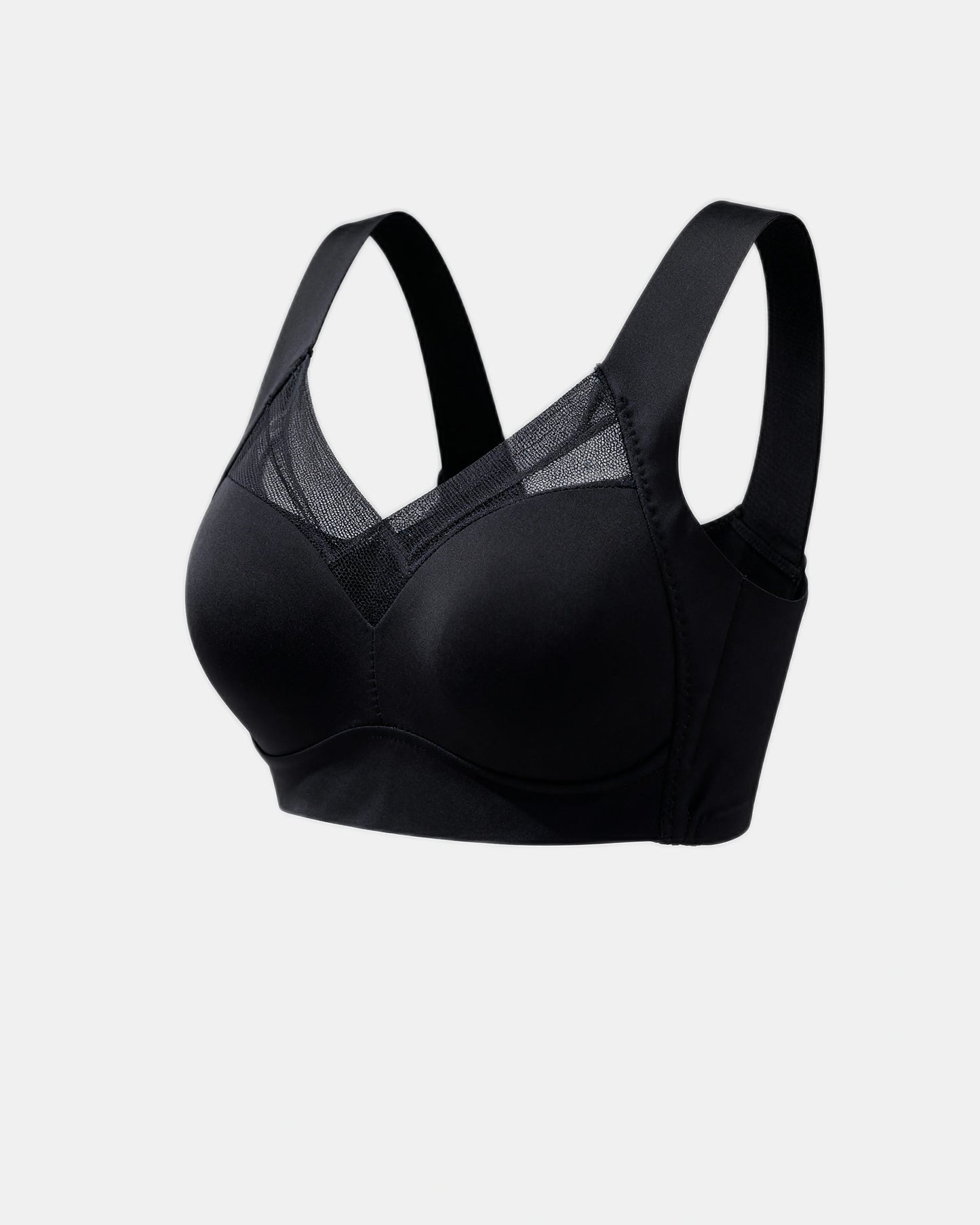 wireless comfort vest bra Black — Wear Rose