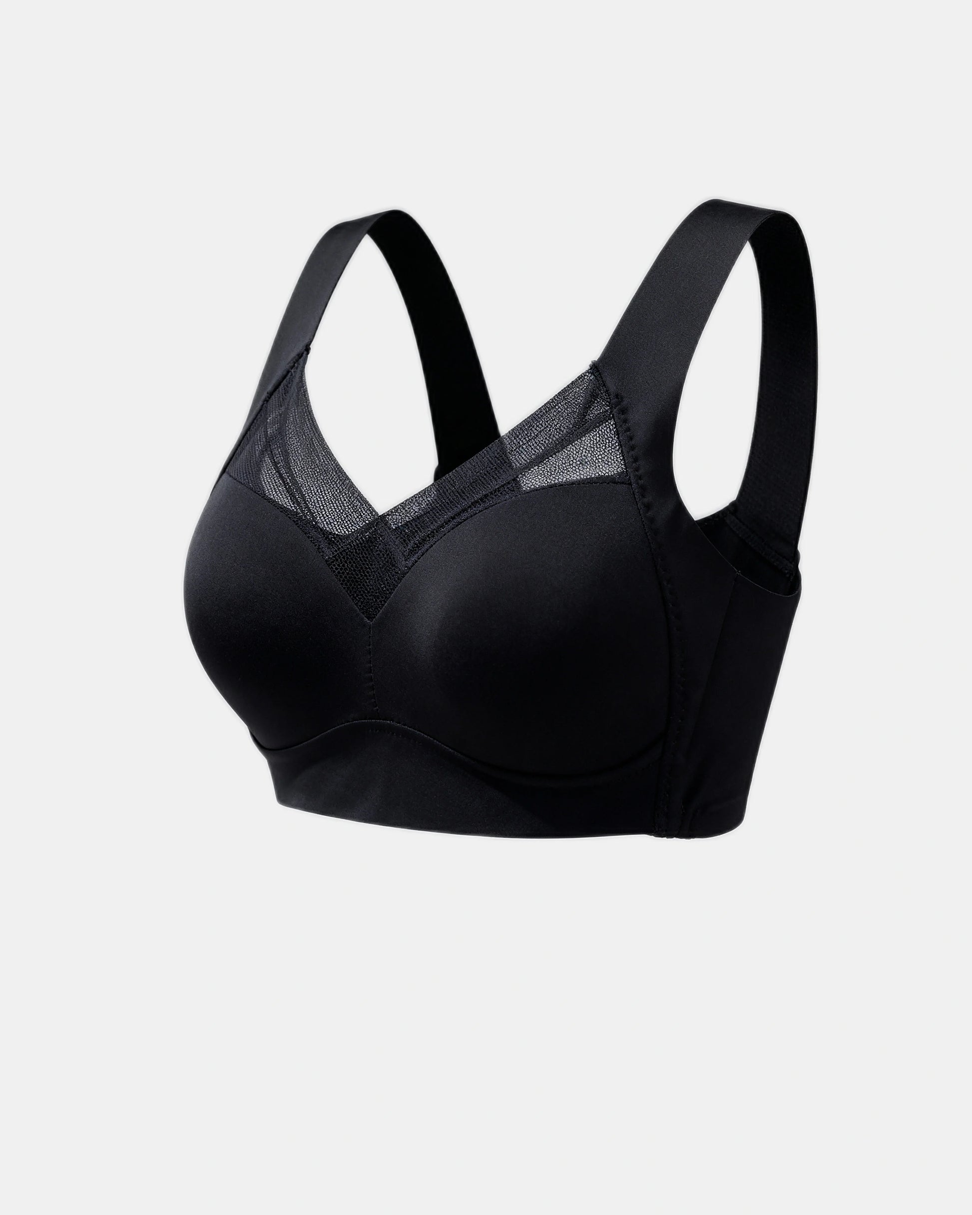 wireless comfort vest bra Black — Wear Rose