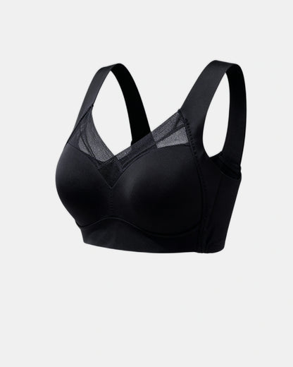 wireless comfort vest bra Black — Wear Rose