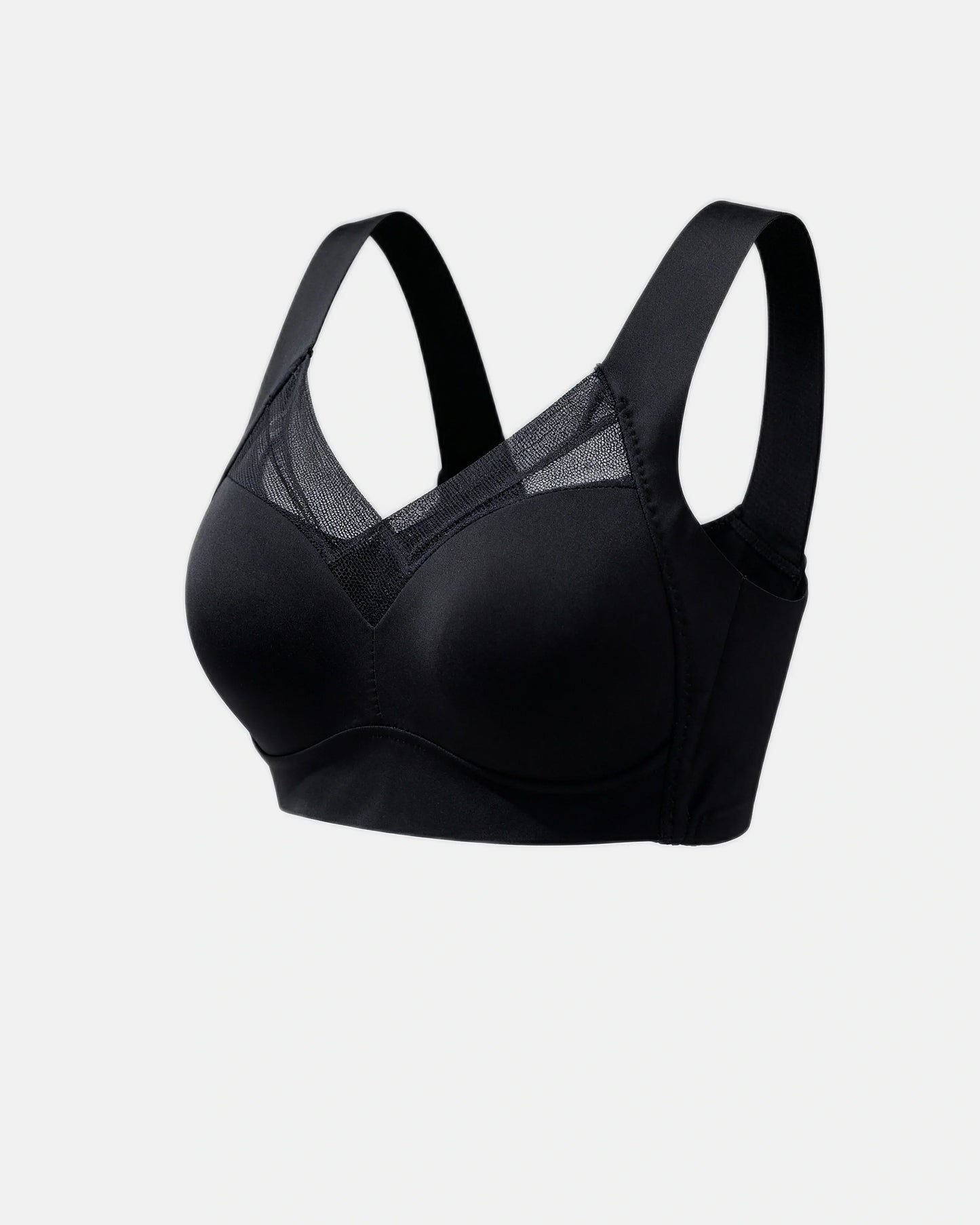 women's wireless bra, smoothing vest Black — Wear Rose