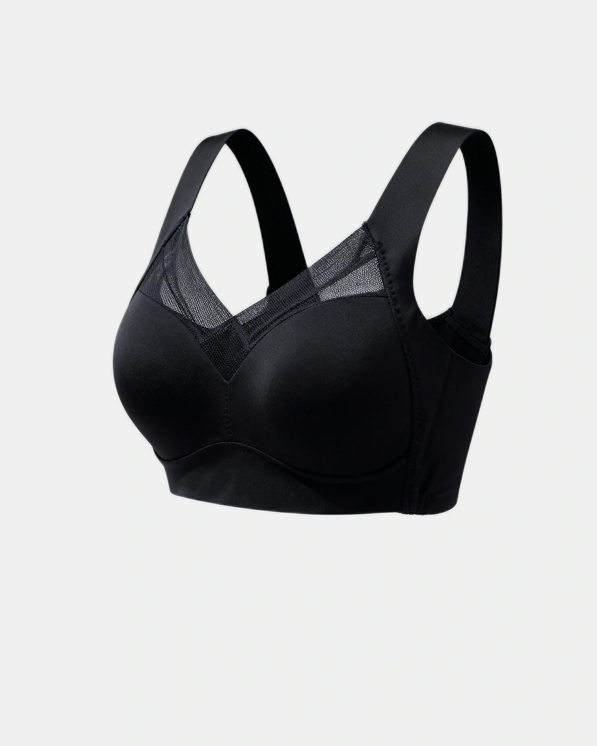 women's wireless bra, smoothing vest Black — Wear Rose