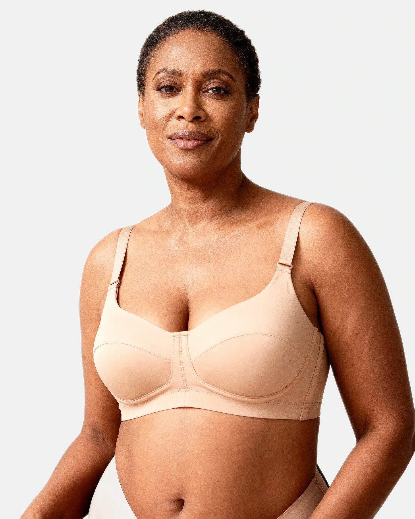 women's wireless push-up padded bra Beige — Wear Rose