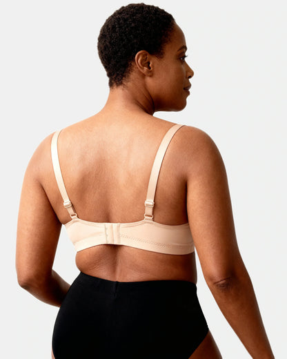 women's wireless push-up padded bra Beige — Wear Rose