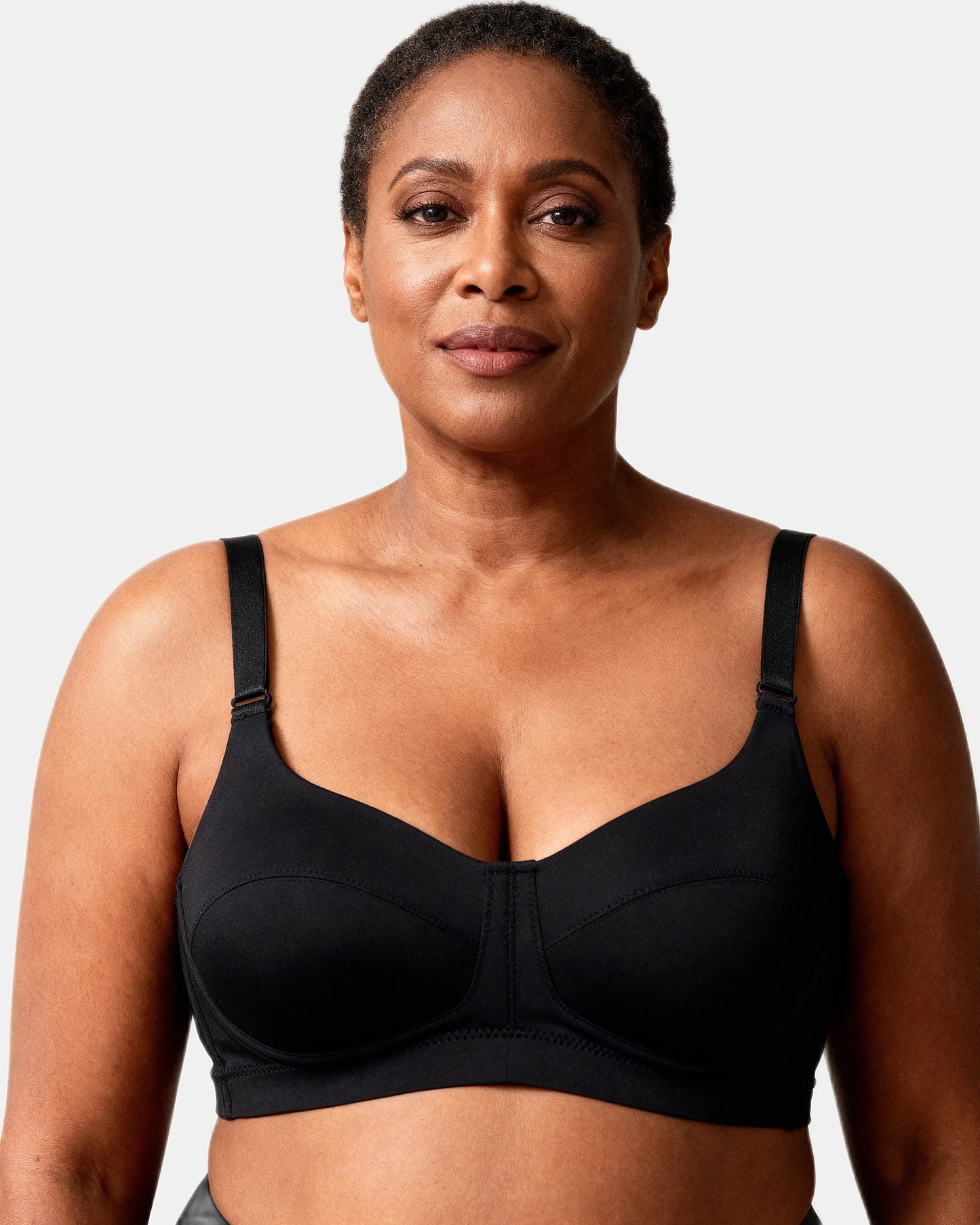 women's wireless push-up padded bra Black — Wear Rose