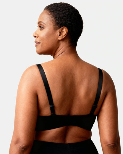 women's wireless push-up padded bra Black — Wear Rose