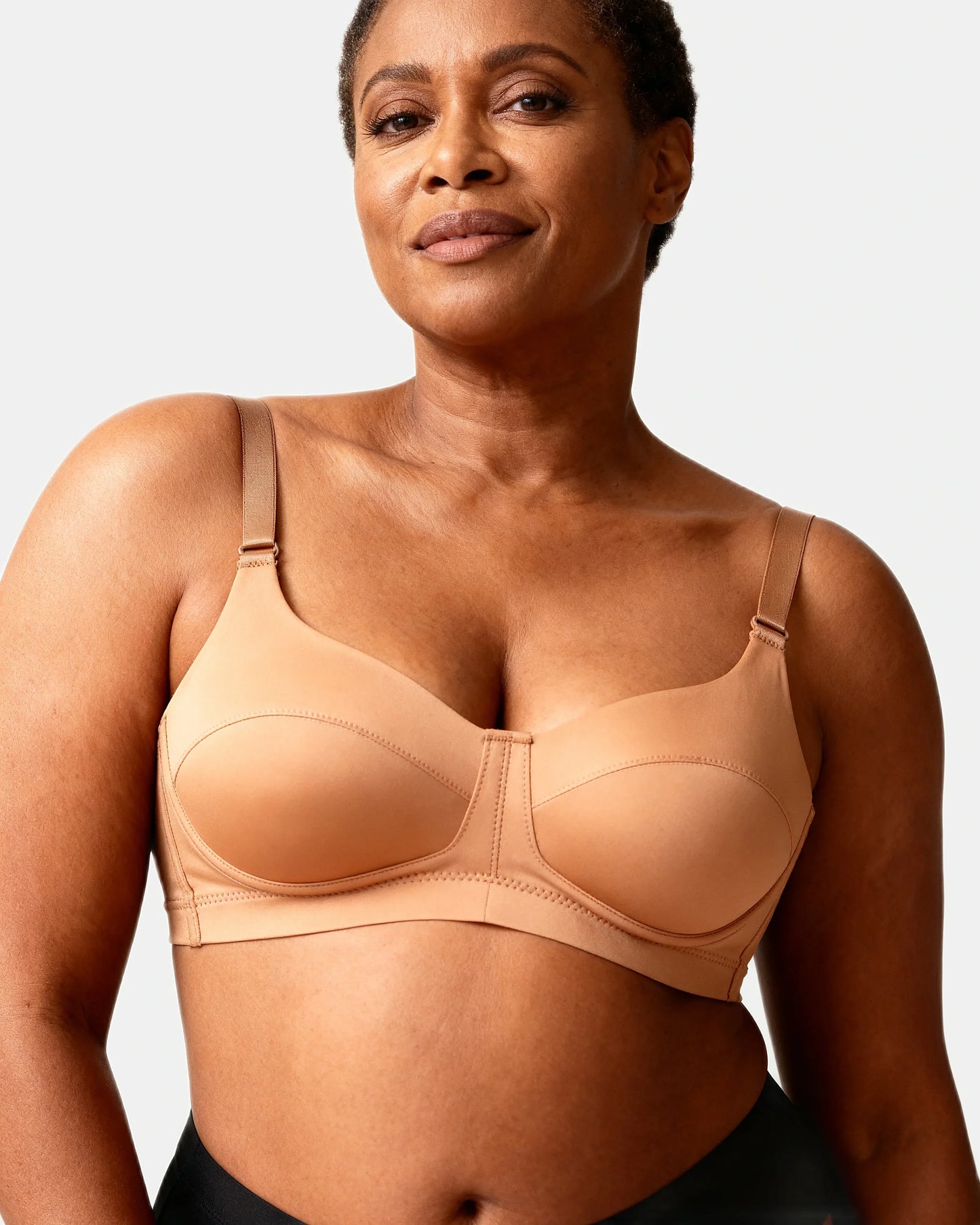 women's wireless push-up padded bra Nude — Wear Rose