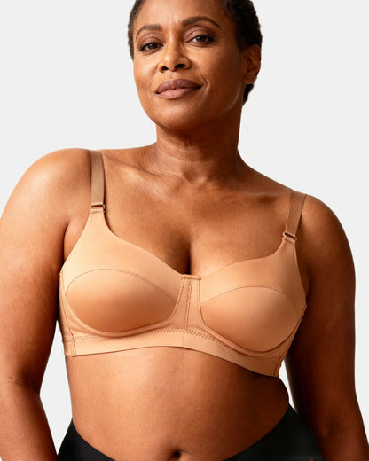 women's wireless push-up padded bra Nude — Wear Rose