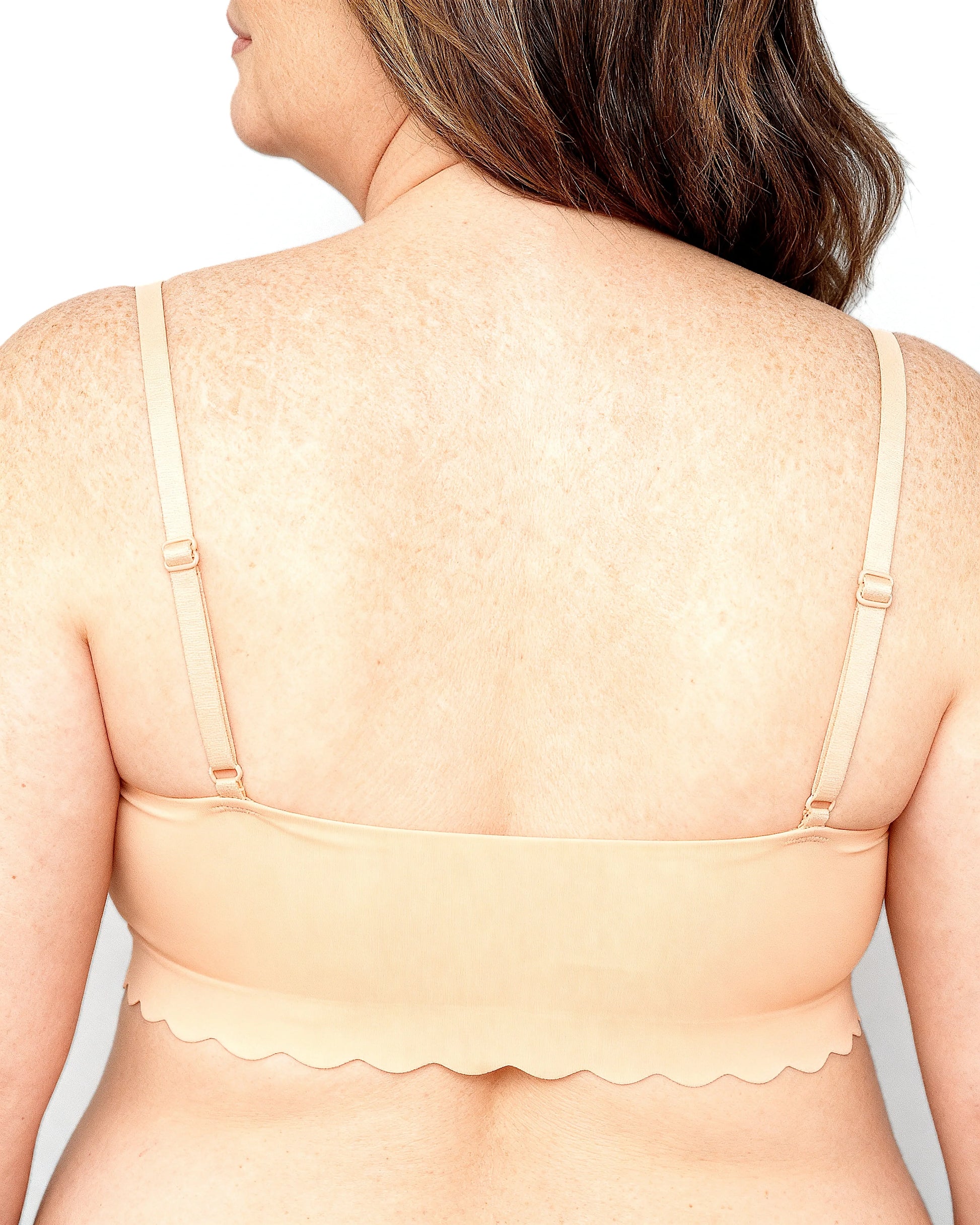 women's wireless seamless ice silk bralette Apricot — Wear Rose